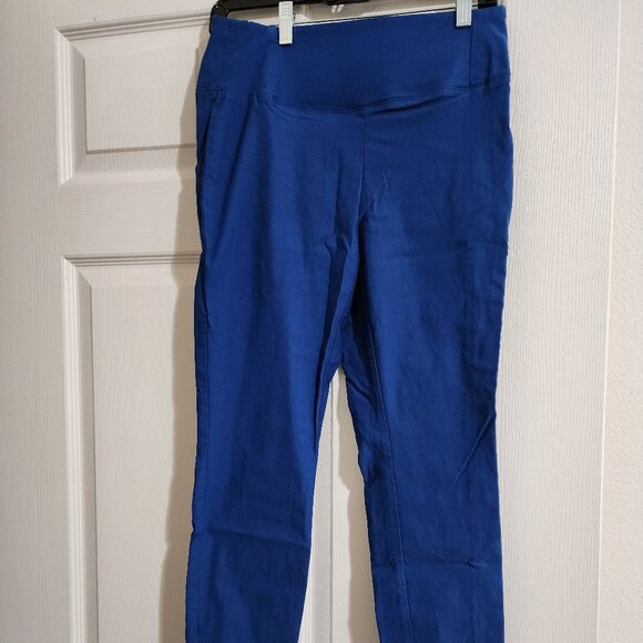 Worthington Bright Blue Slacks Size 4 Like New - Picture 1 of 3